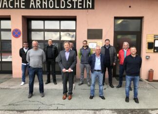 Großes DANKE der Feuerwehren-Kommandantschaft Arnoldstein an Erich Kessler!