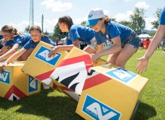 Fit bleiben für die Kinder-Sicherheitsolympiade