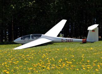 Unfall mit Segelflugzeug