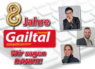 Das Gailtal Journal feiert: Hurra, wir sind acht Jahre alt!