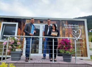 Selbstbedienungshütte in Bad Bleiberg aufgestellt