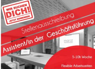 marat-Jobangebot: Assistent/in der Geschäftsführung