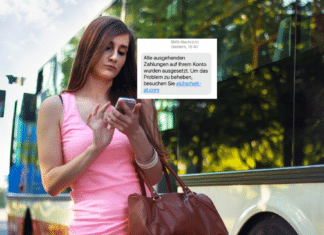 Achtung: Durch dieses SMS wollen Betrüger an euer Geld