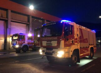 Brandeinsatz am Industriestandort Euro Nova