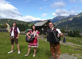 TV Aufnahme für die Musiksendung „Musik in den Bergen“ vom Bayersichen Rundfunk BR im Bezirk Hermagor