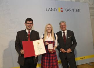 Große Ehrenzeichen des Landes Kärnten für Arnulf Prasch und Melissa Naschenweng