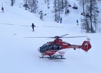 Schwere Skifahrer Kollision am Nassfeld