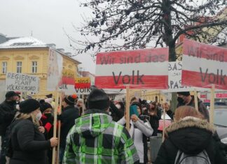 Demonstrationen gegen die Corona-Maßnahmen in Kärnten gehen weiter