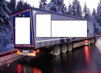 Sattelzug steckte fest: Feuerwehr eilte zu Hilfe