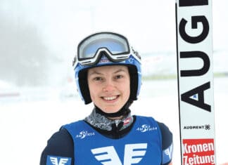 Hannah in der Spur Richtung Weltcup