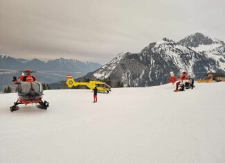 Drei Rettungshubschrauber zur selben Zeit im Einsatz