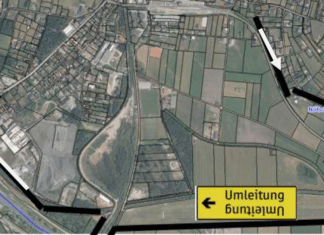 Information zur Straßensanierung eines Teilstückes beim Ortsplatz Nötsch