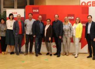 ÖGB Region Villach/Hermagor: Gerhard Kuchling als Regionalvorsitzender wiedergewählt