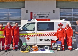 NEF: Notarzt Einsatz Fahrzeug Bezirksstelle Hermagor