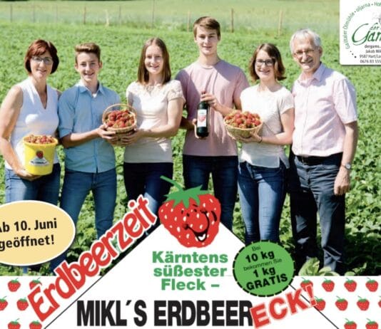 Mikl´s Erdbeer Eck! – Kärntens süßester Fleck ist ab 10. Juni geöffnet!