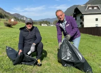 Flurreinigungsaktion in Bad Bleiberg durchgeführt