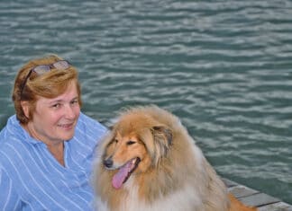 Colliezüchterin Andrea Brunner-Stefan