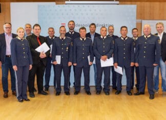 Festakt in der Landespolizeidirektion