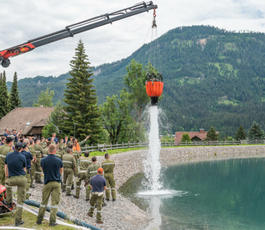 Übung der Feuerwehren des Abschnittes „Unteres Gailtal“