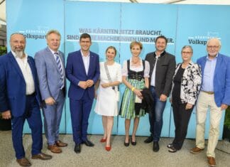 Starker Rückenwind aus Bezirk Hermagor für Martin Gruber am Landesparteitag