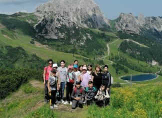 Ukrainische Schulgruppe zu Besuch in der Region