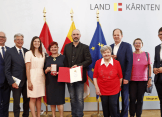 Ehrenzeichen des Landes Kärnten für Via Iulia Augusta-Intendantin Helga Pöcheim