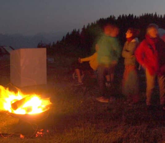 29. Alpenfeuer im Naturpark Dobratsch – das letzte in dieser Form!