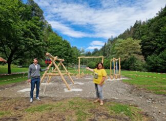 Neuer Spielplatz im Entstehen