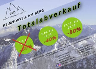 Totalabverkauf bei P&B in Hermagor