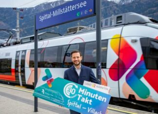 Nach Spittal fährt die S-Bahn künftig im Halbstunden-Takt