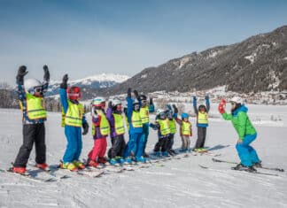 Naturpark Weissensee: Großer Ski-Kindergarten punktet bei Jungfamilien