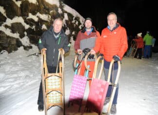 Neue Rodelbahn in Tröpolach eröffnet