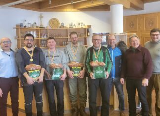 Abschnitteisstockschießen in Dellach