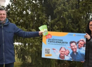 Mit der Familienkarte gibt es wieder ermäßigte Kärnten Cards