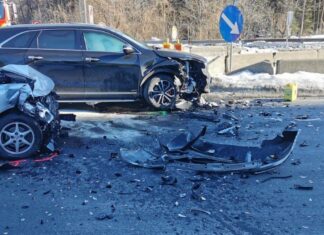 Verkehrsunfall B83 Höhe Autobahnabfahrt