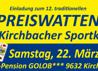 12. Preiswatten des Kirchbacher Sportklubs