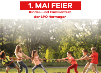 Das Mailight in Hermagor: 1. Mai Feier mit Kinder- und Familienfest der SPÖ Hermagor
