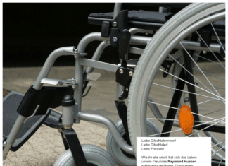 Spendenaktion: Weißbriacher sitzt nach tragischem Schicksalsschlag im Rollstuhl