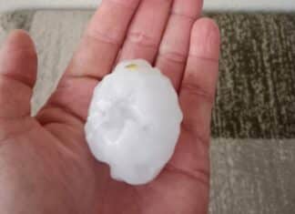 Golfballgroße Hagelkörner in Kärnten!