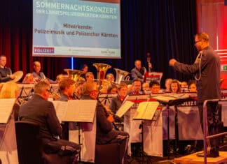 Sommernachtskonzert der Polizeimusik Kärnten
