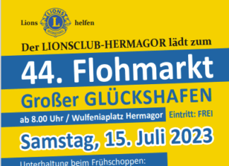 44. Lions Flohmarkt am 15. Juli 2023 in Hermagor