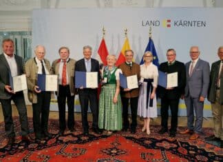Auszeichnungen für verdiente Kärntnerinnen und Kärntner