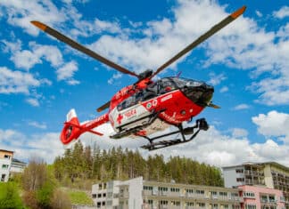 Sturz mit dem Mountainbike erfordert Seilbergung