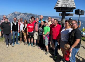 Sternwanderung auf das Dreiländereck