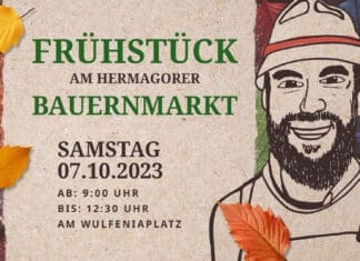Frühstück am Hermagorer Bauernmarkt