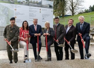 Spatenstich für Großkaserne in Villach