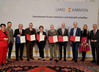 Land Kärnten zeichnet verdienstvolle Menschen aus