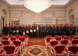 Land verlieh Katastropheneinsatzmedaillen