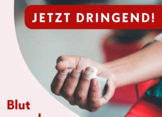 Das Rote Kreuz ruft nach wie vor dringend zum Blut spenden auf!