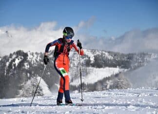 Nele Kurz ist doppelte Österreichische Meisterin 2024 im Skibergsteigen